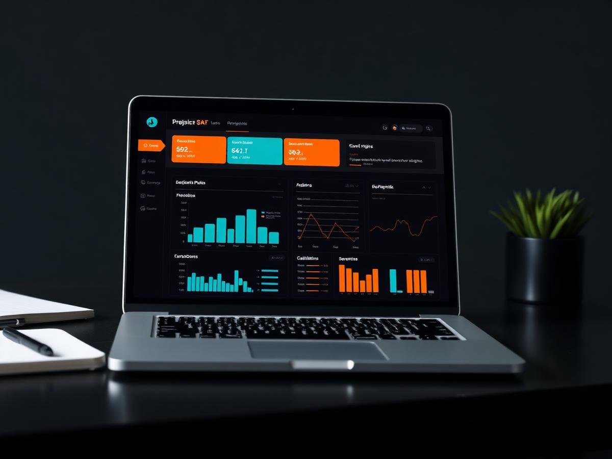 Enterprise SaaS dashboard showing AI assurance metrics on a dark interface